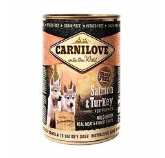 CARNILOVE - Salmon & Turkey for Puppies - Konzerva