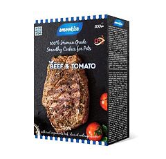 Smookies sušenky pro psy s hovězím a rajčaty se 100% přísadami lidské kvality