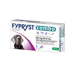 Účinný roztok pro nakapání na kůži pro velmi velké psy