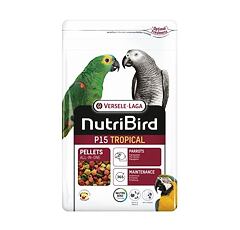 Kompletní granulované krmivo  pro papoušky s obilninami, semínky a ovocem
