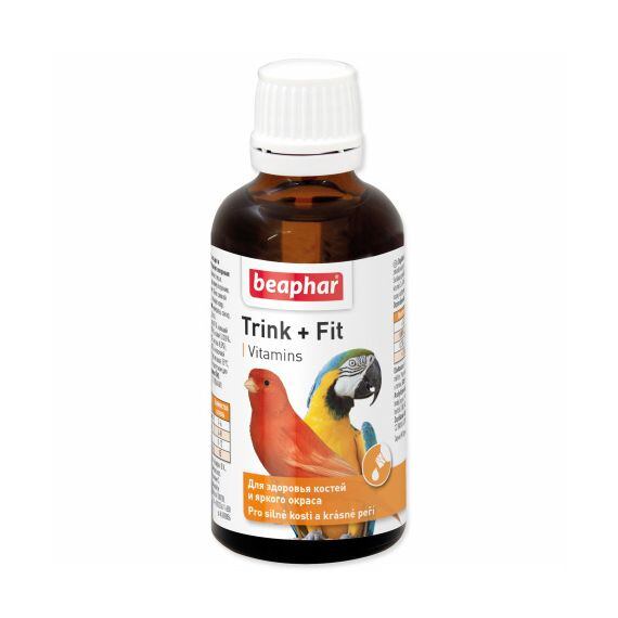 Doplňkové vitamínové krmivo pro exotické ptactvo