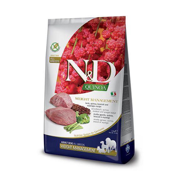  N&D - Quinoa Dog - Weight Management Lamb & Broccoli
