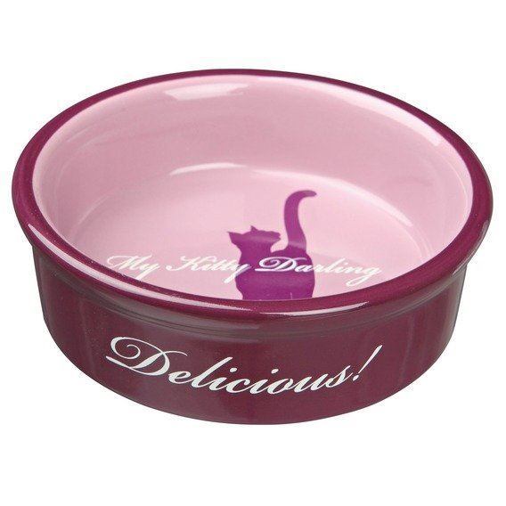 Miska pro kočky My Kitty fialová/růžová
