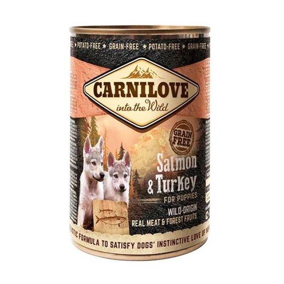 CARNILOVE - Salmon & Turkey for Puppies - Konzerva