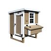 EZ CHICKEN Home - Moderní kurník pro slepice "M" o rozloze 1,68 m² - béžový