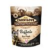 CARNILOVE - Dog pouch paté - Buffalo with Rose Blossom - Buvol s okvětními lístky růží