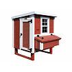 EZ CHICKEN Home - Moderní kurník pro slepice "M" o rozloze 1,68 m² - červený